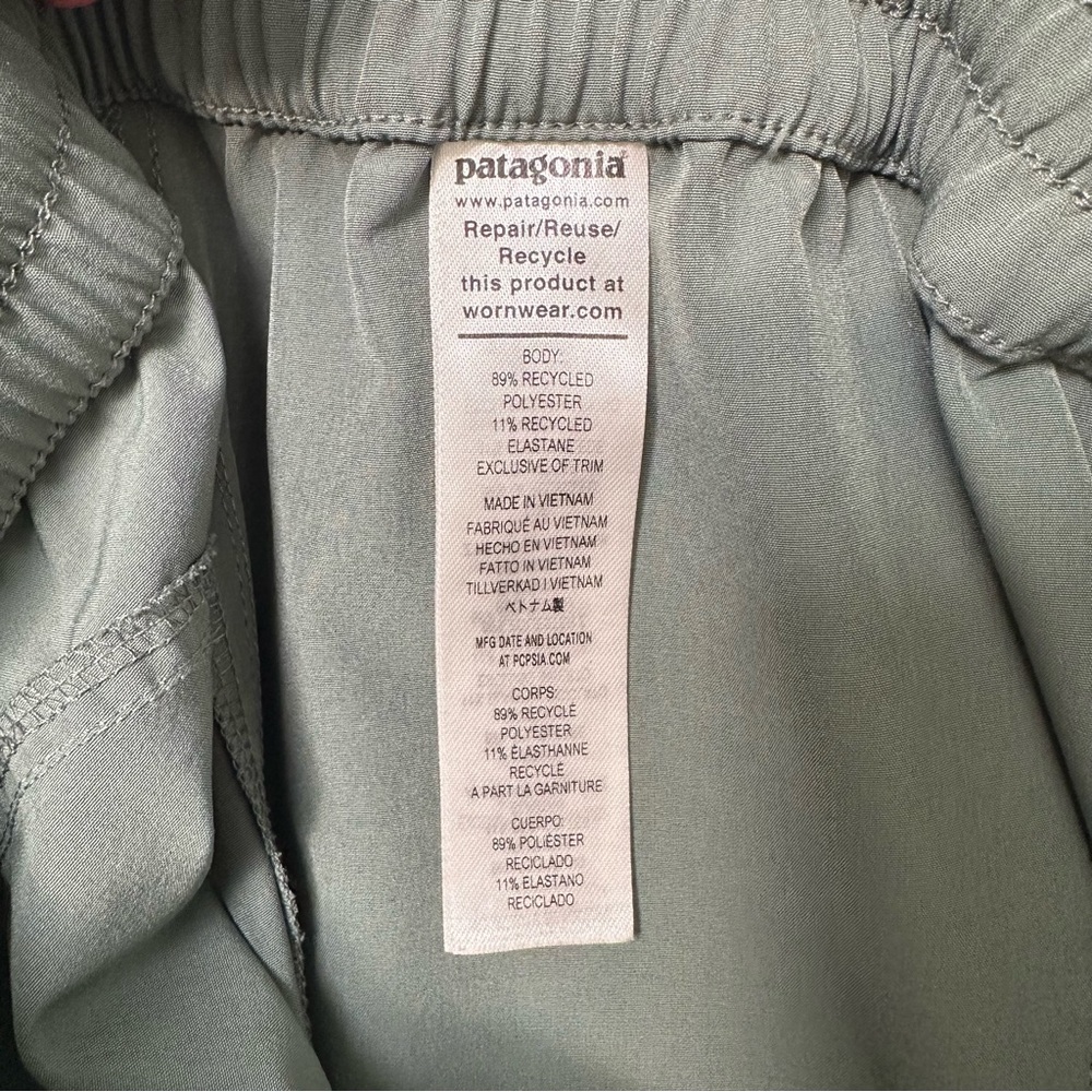 Patagonia Green Girls' Foxglenn Joggers Size XL - Picture 6 of 7